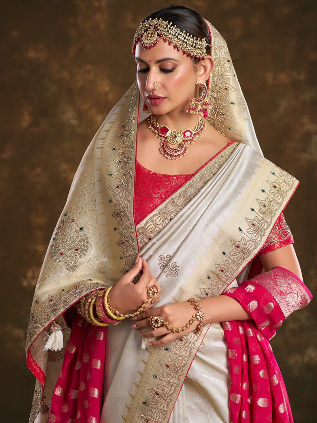 Devika Bridal Silk Saree