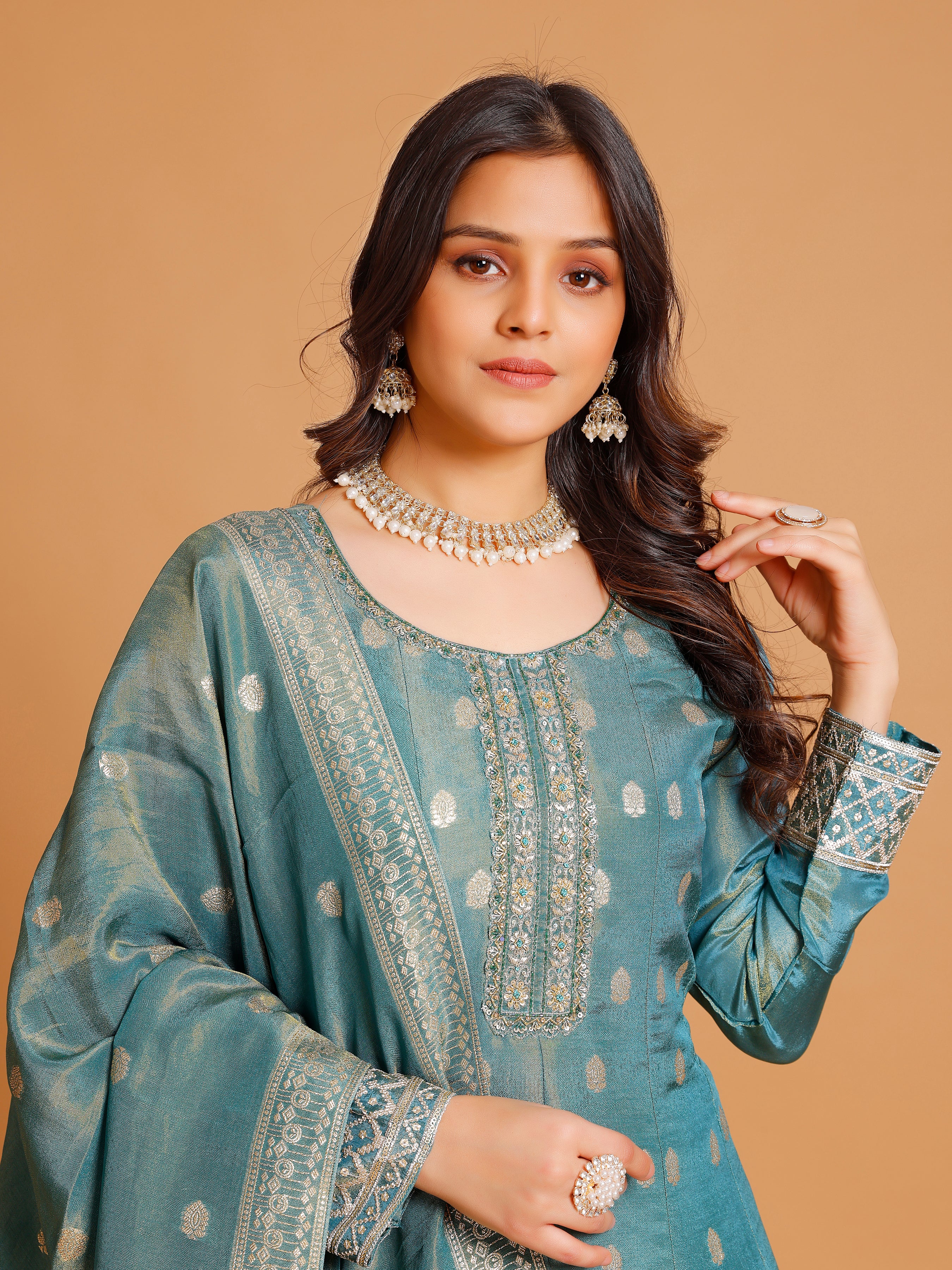 Niska Palazzo Suit - Roop Darshan