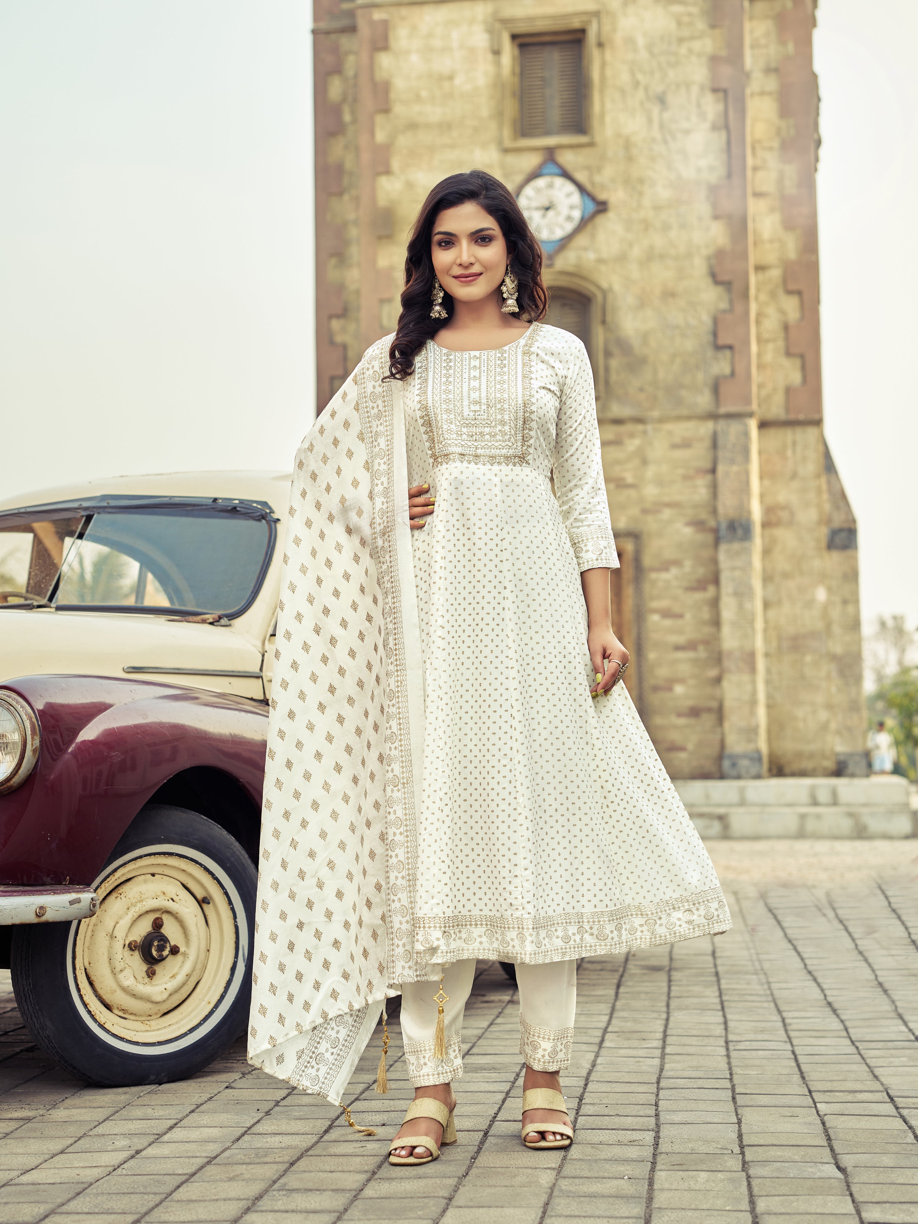Vamika Flair Kamiz &amp; Pant - Roop Darshan