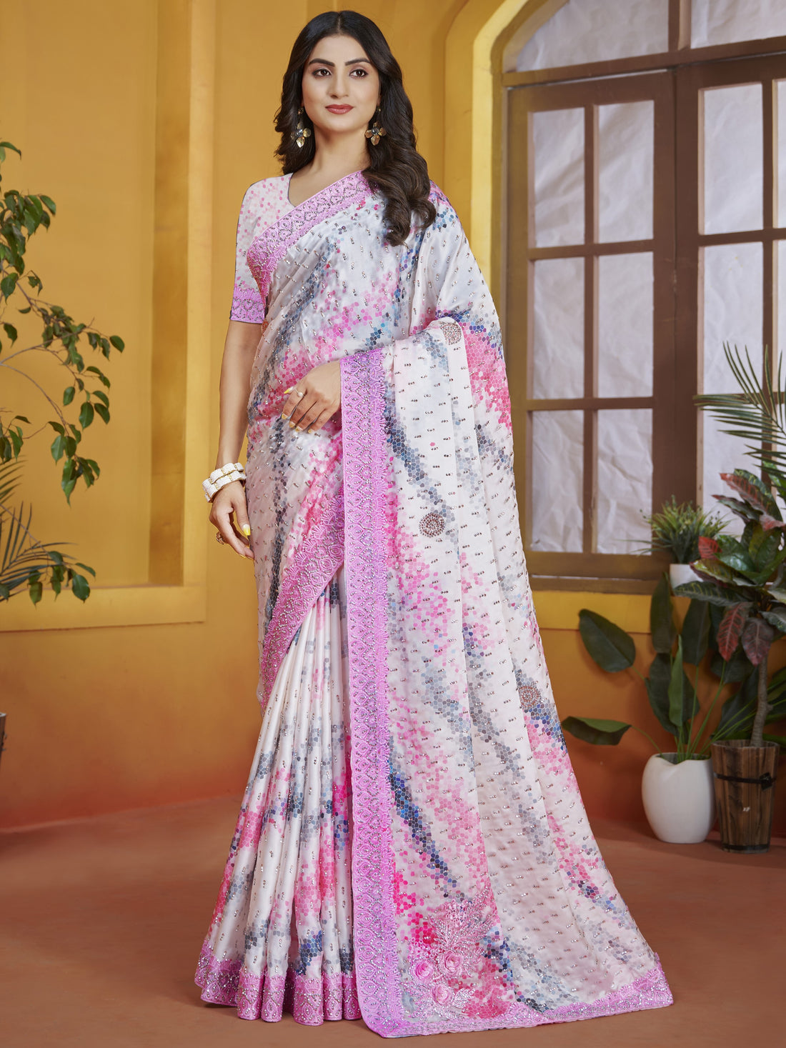 Rahat Saree - Roop Darshan