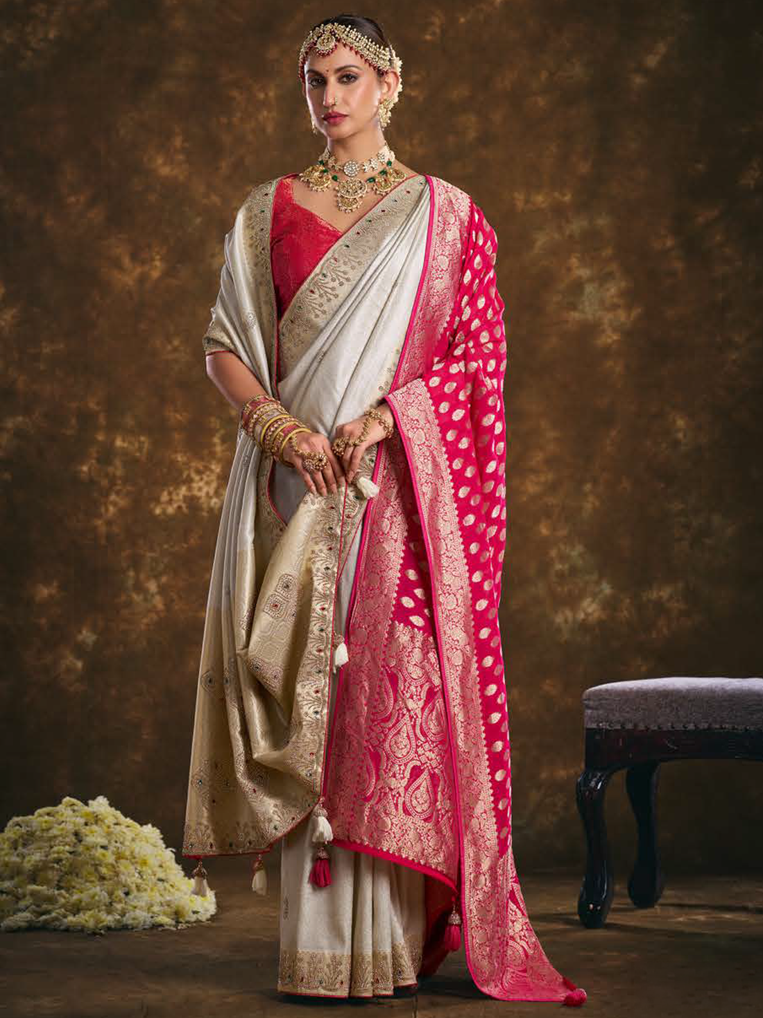 Devika Bridal Silk Saree