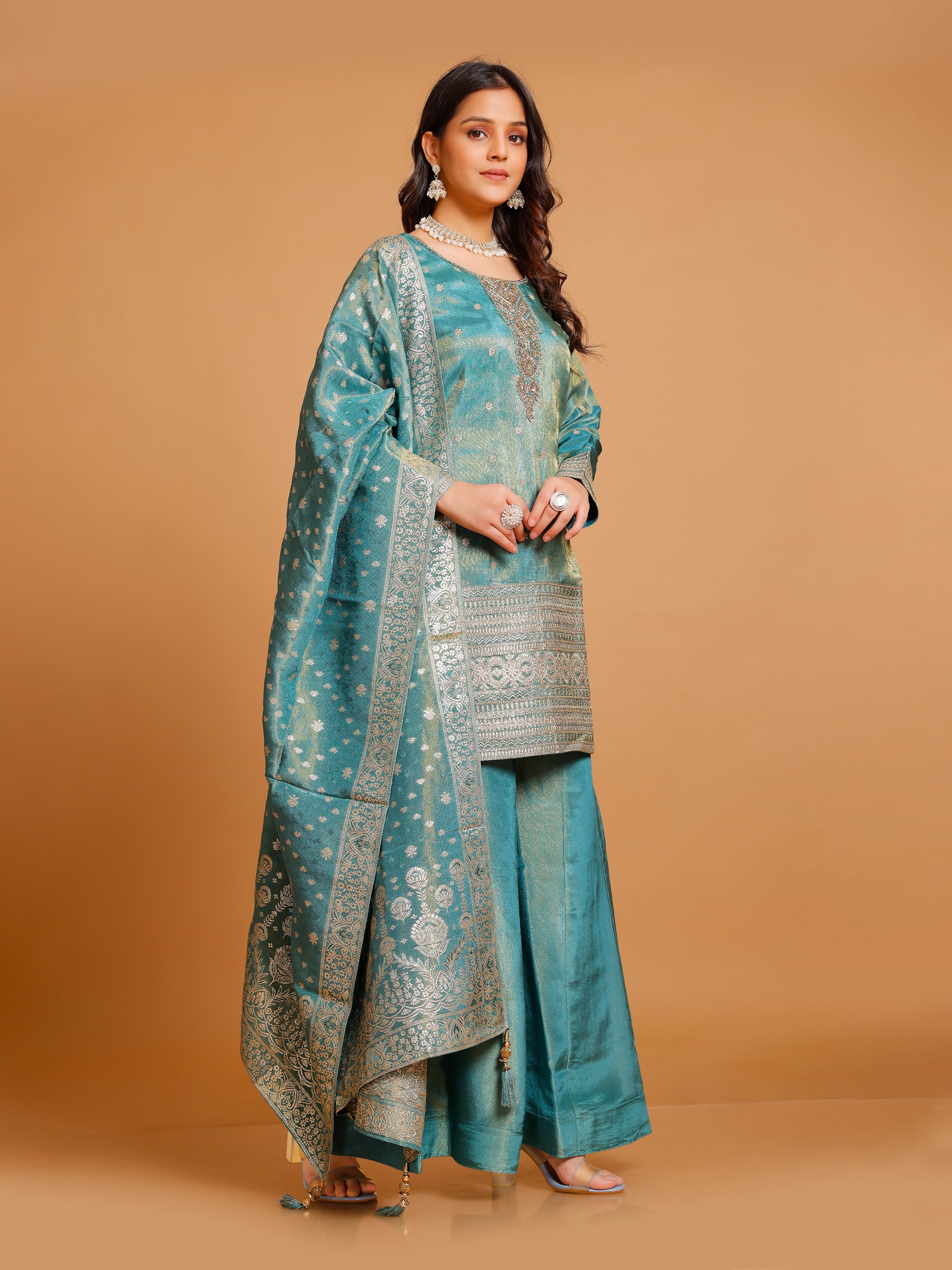 Tapsi Palazzo Suit - Roop Darshan