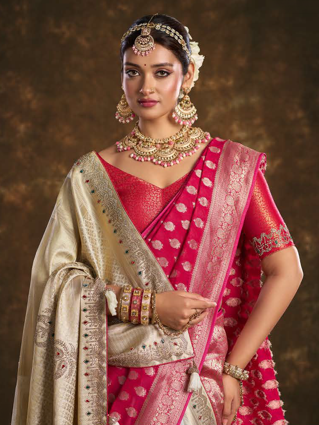Devika Bridal Silk Saree