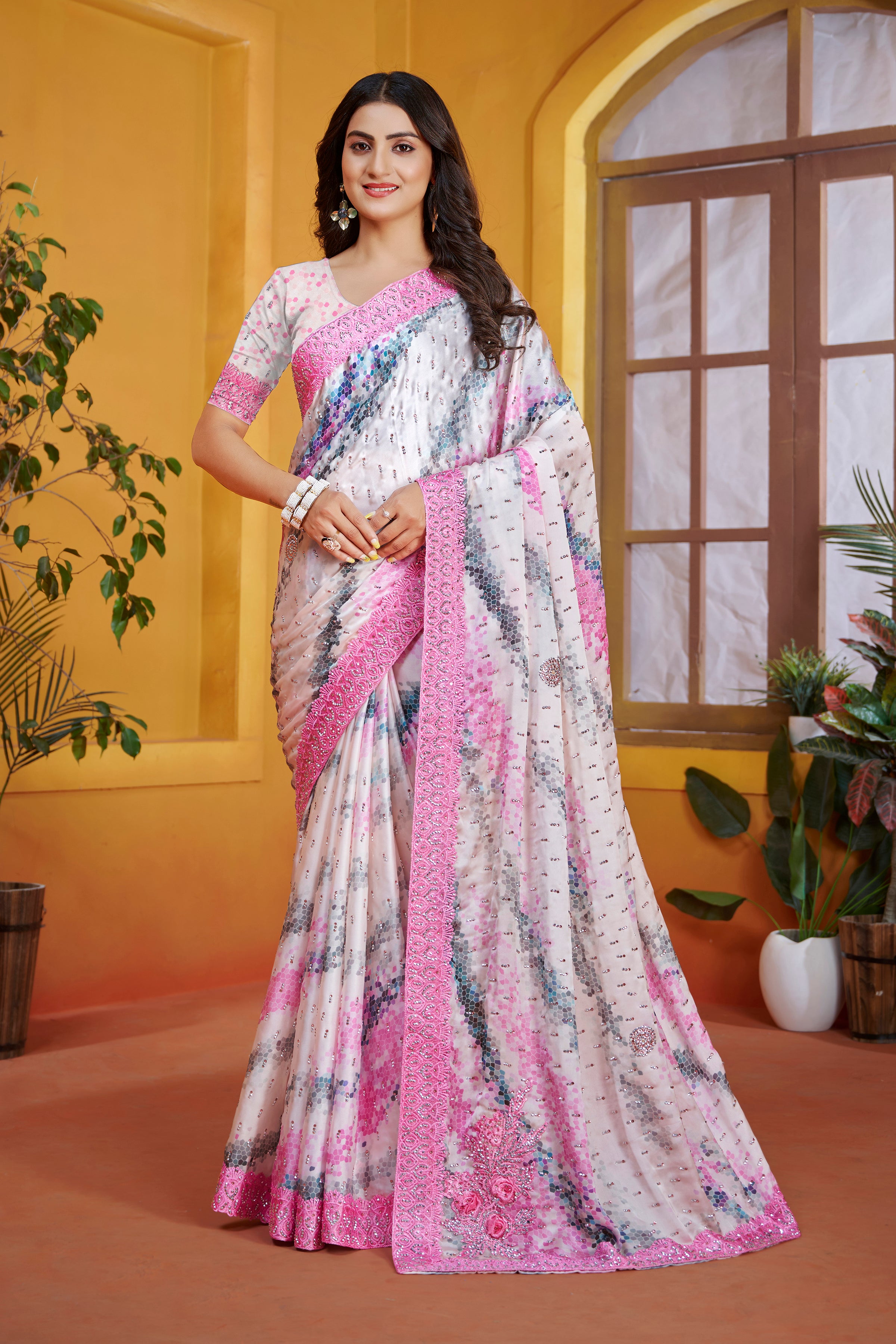 Rahat Saree - Roop Darshan
