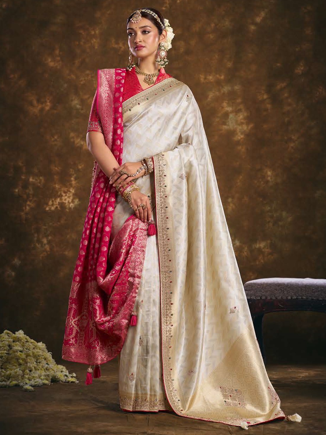Devika Bridal Silk Saree