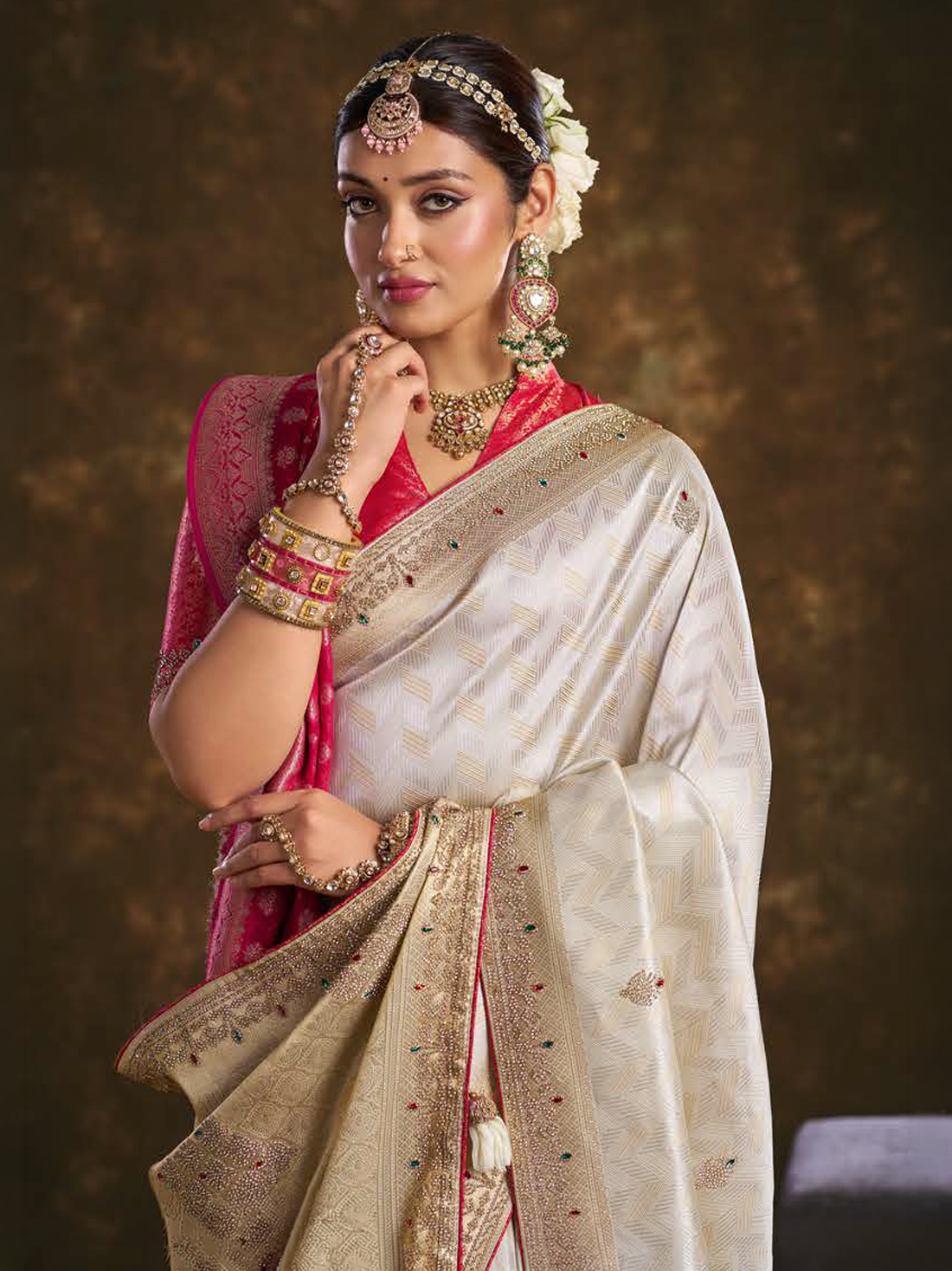 Devika Bridal Silk Saree
