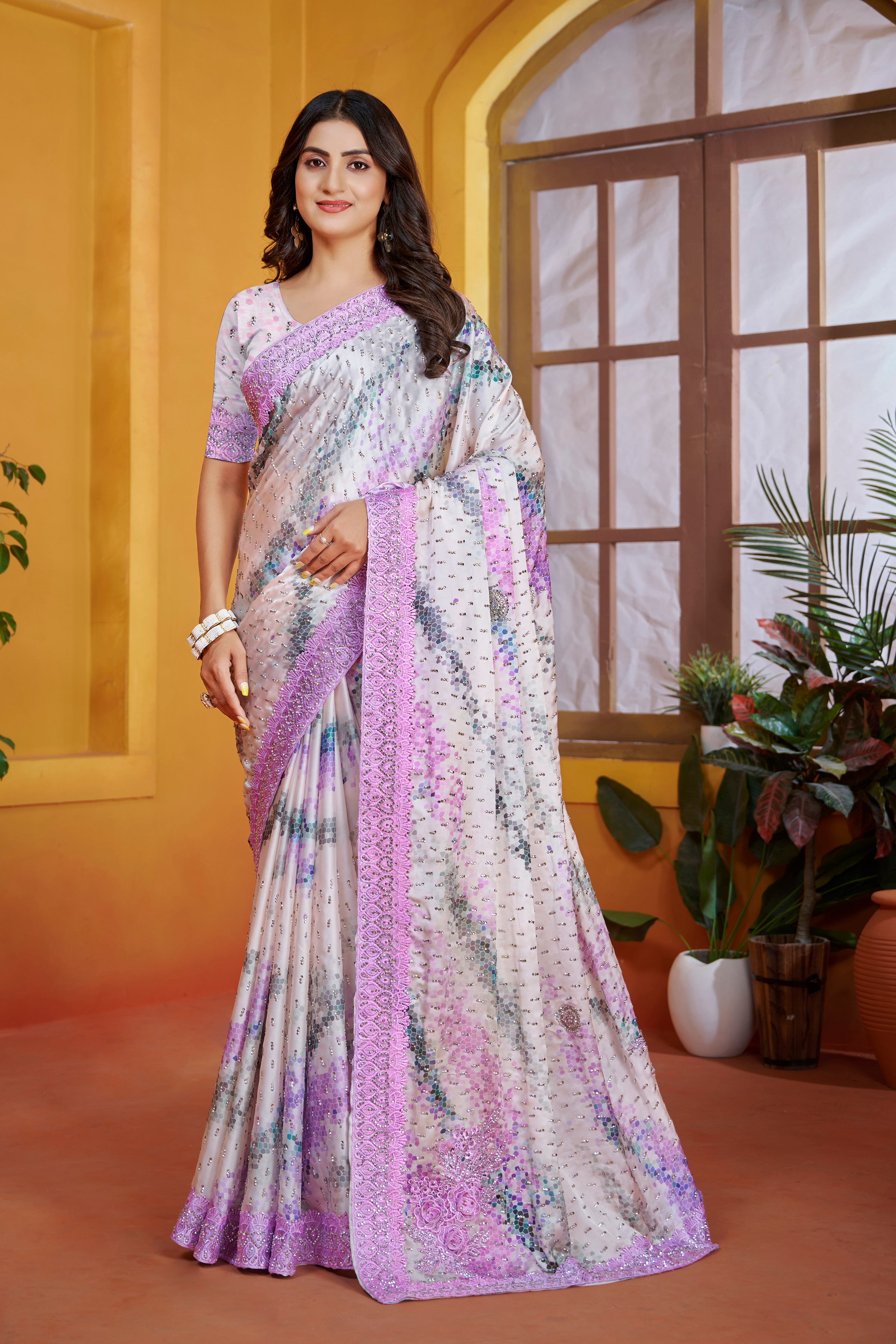 Rahat Saree - Roop Darshan