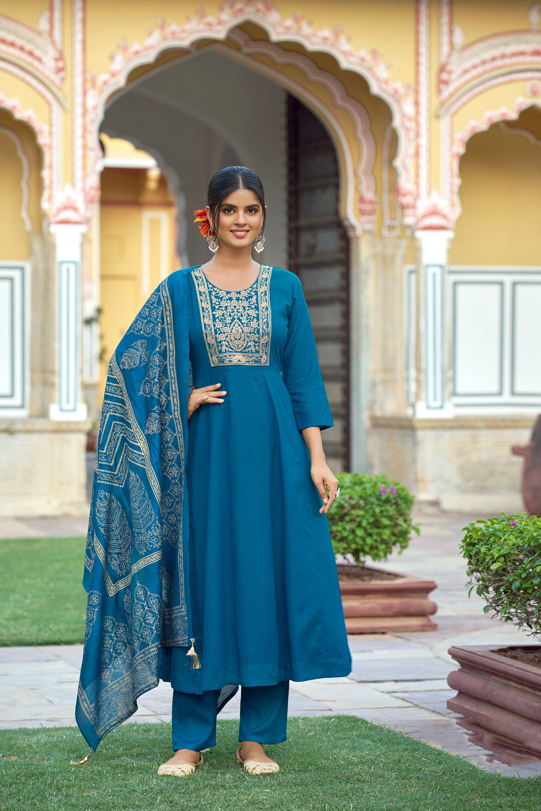 Sachi Flair Suit - Roop Darshan