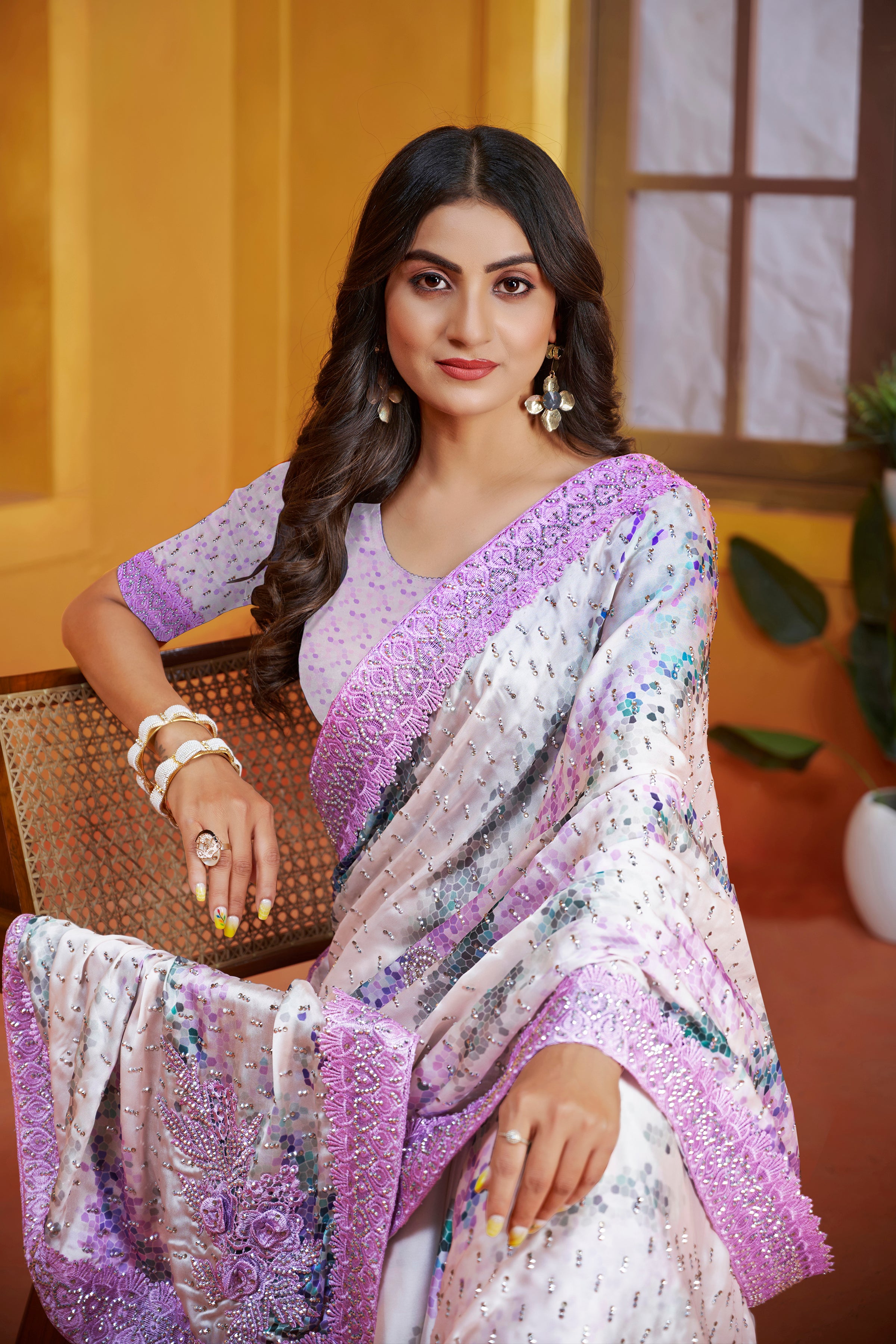 Rahat Saree - Roop Darshan