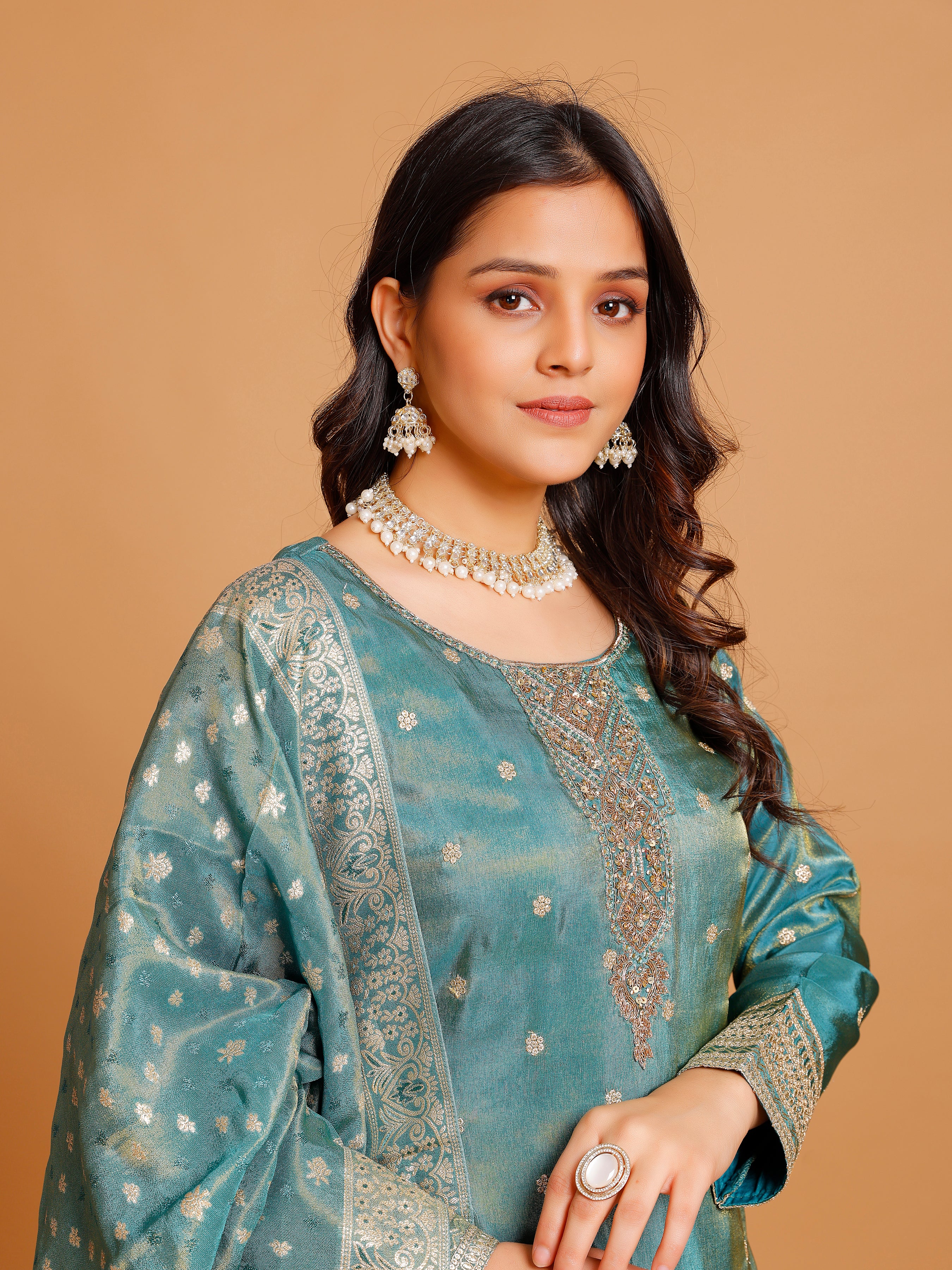 Tapsi Palazzo Suit - Roop Darshan