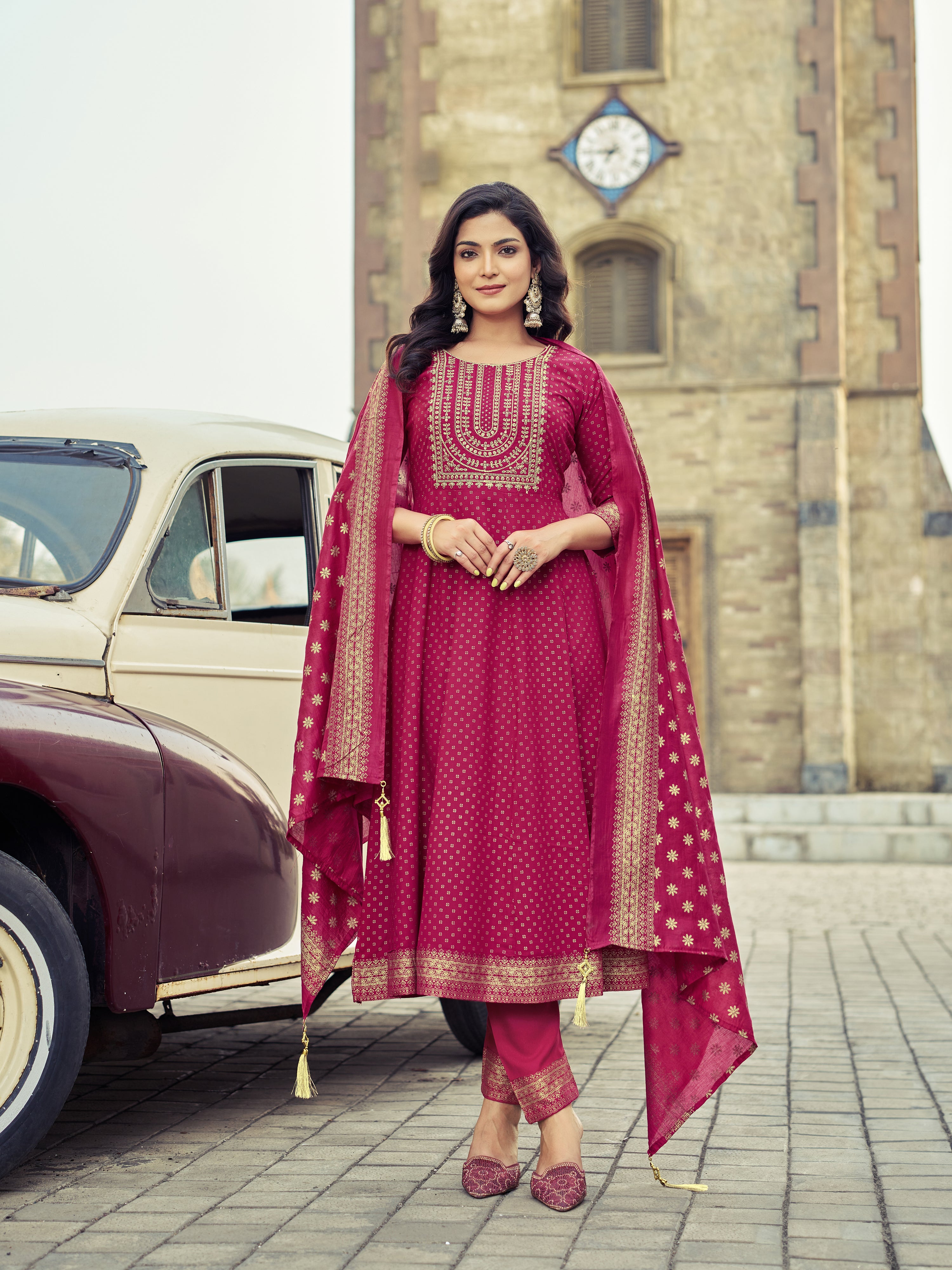 Vamika Flair Kamiz &amp; Pant - Roop Darshan
