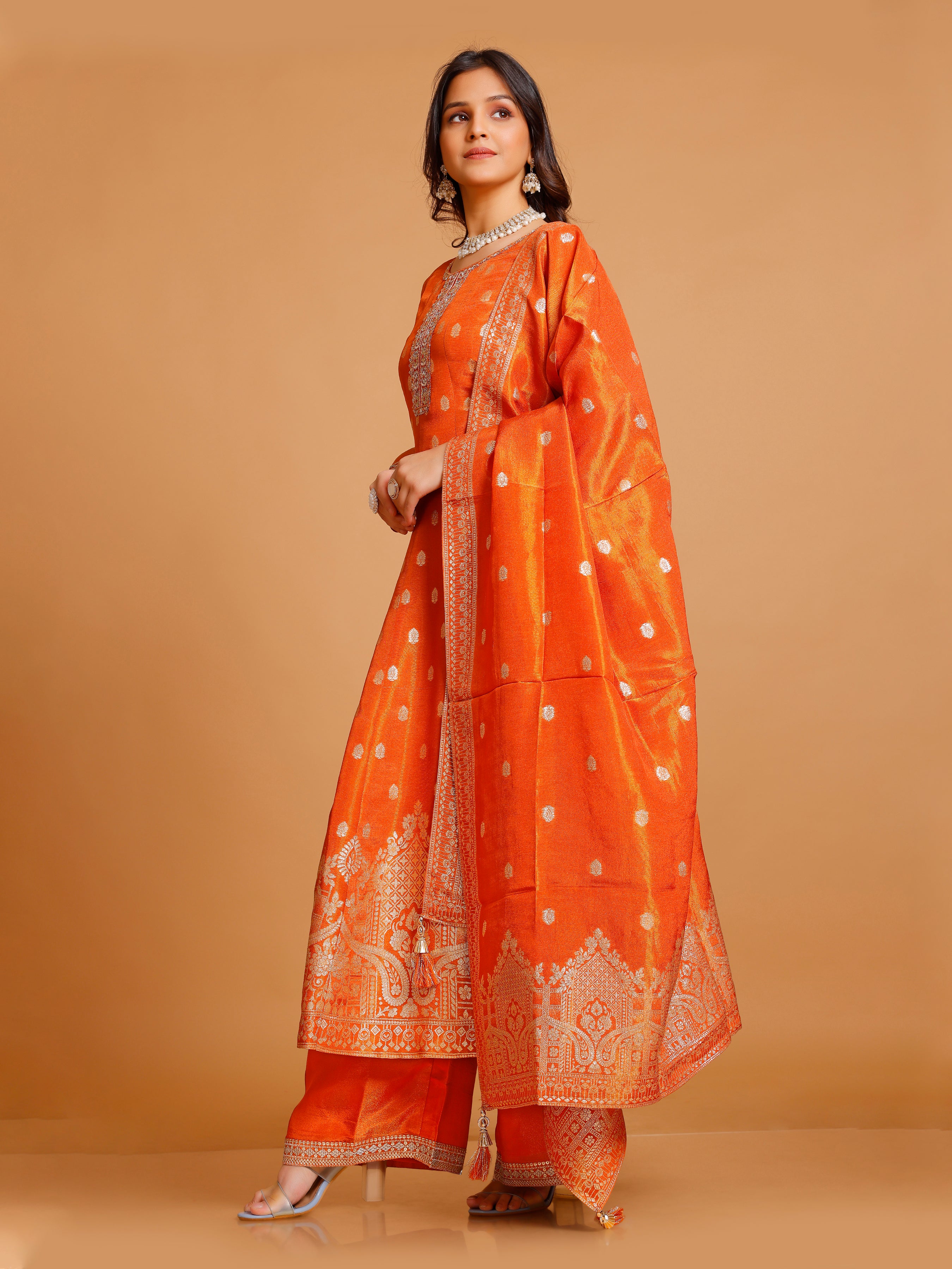 Niska Palazzo Suit - Roop Darshan