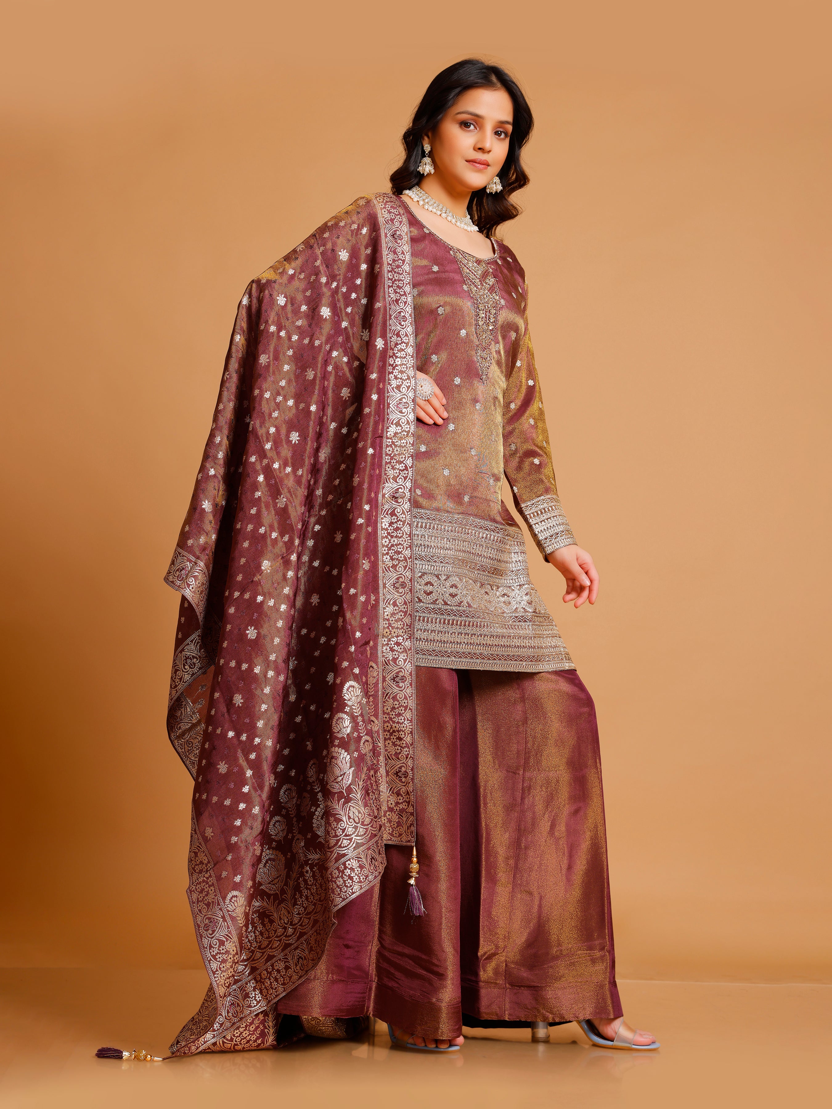 Tapsi Palazzo Suit - Roop Darshan