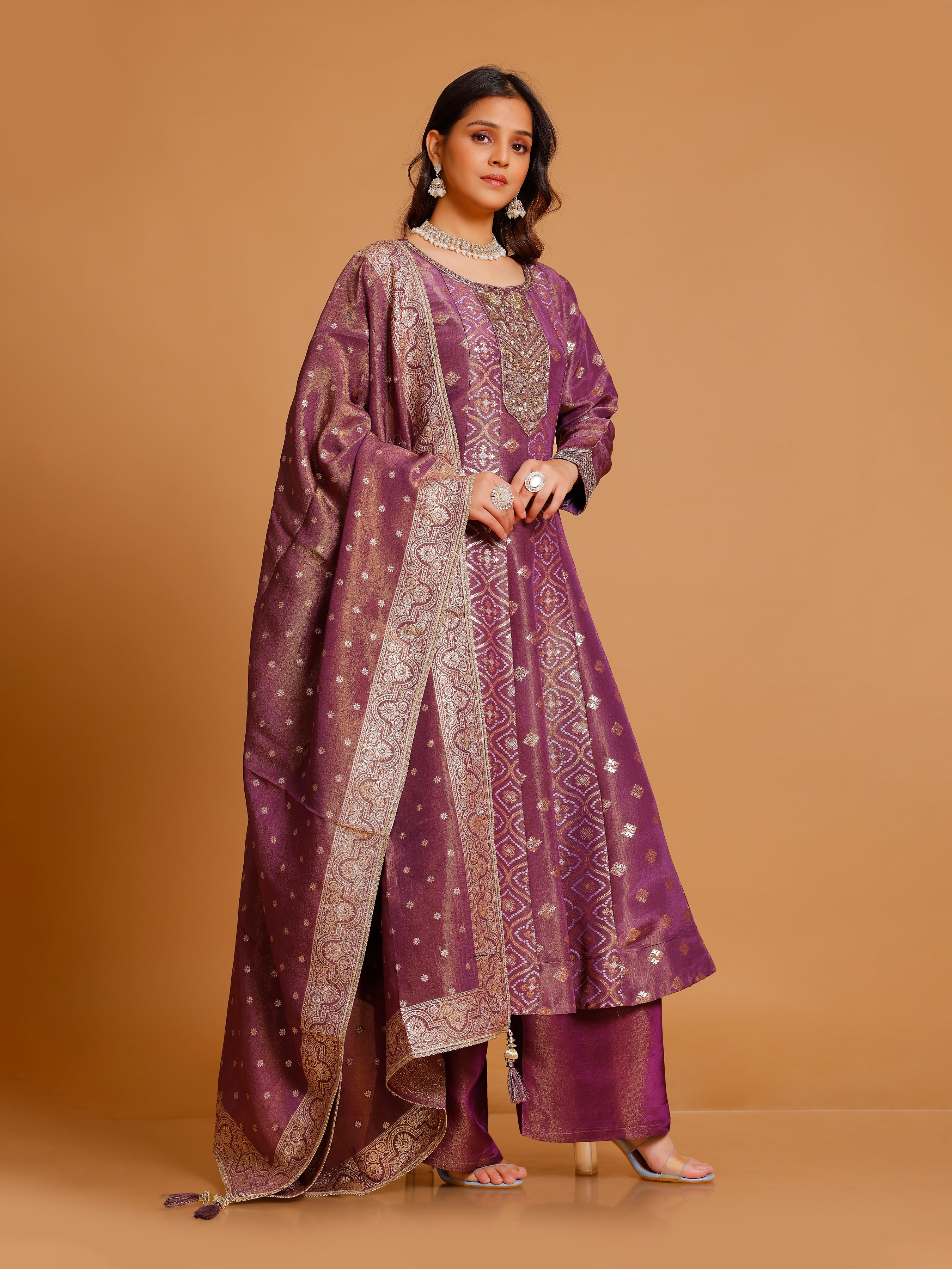 Niva Palazzo Suit - Roop Darshan