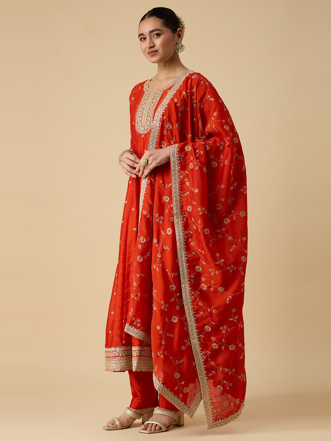 Keshvi Silk Flair Suit