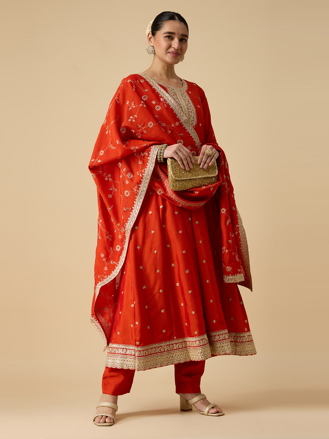 Keshvi Silk Flair Suit