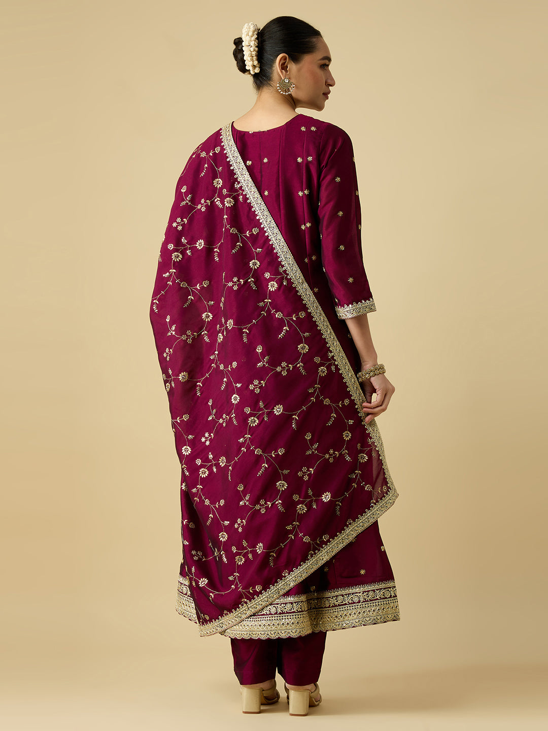 Keshvi Silk Flair Suit