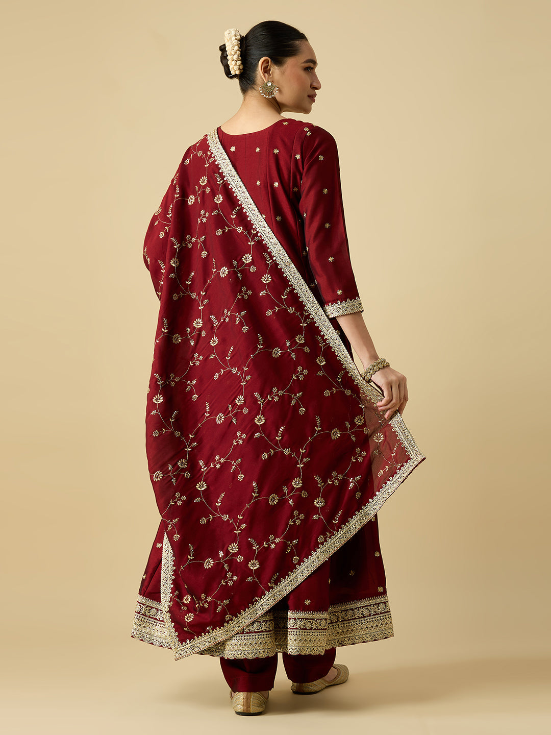 Keshvi Silk Flair Suit