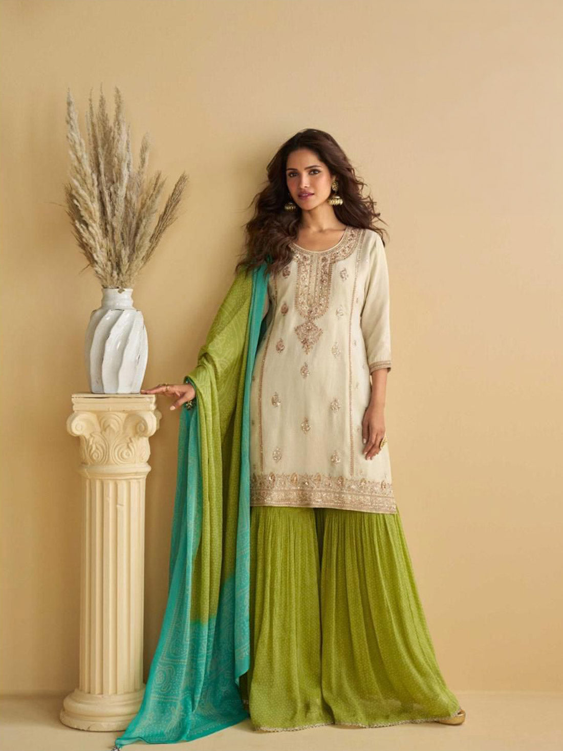Araina Sharara Suit - Roop Darshan