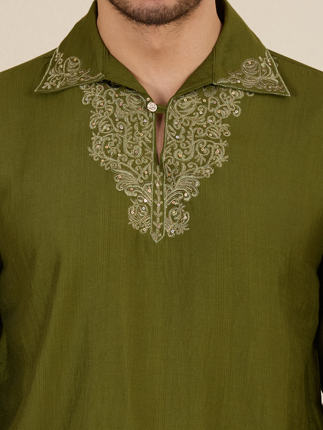 Mens Embroidered Kurta