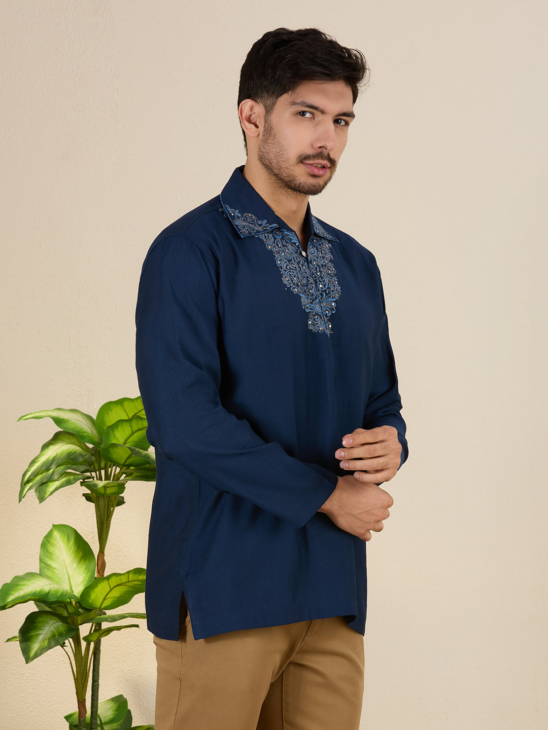 Mens Embroidered Kurta