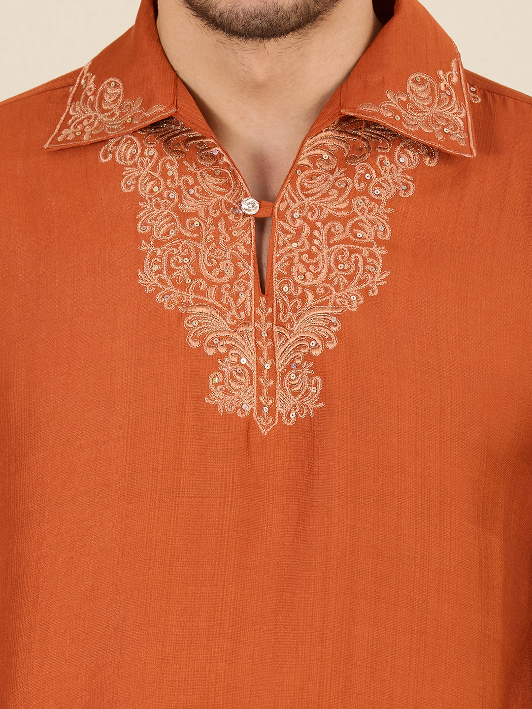 Mens Embroidered Kurta