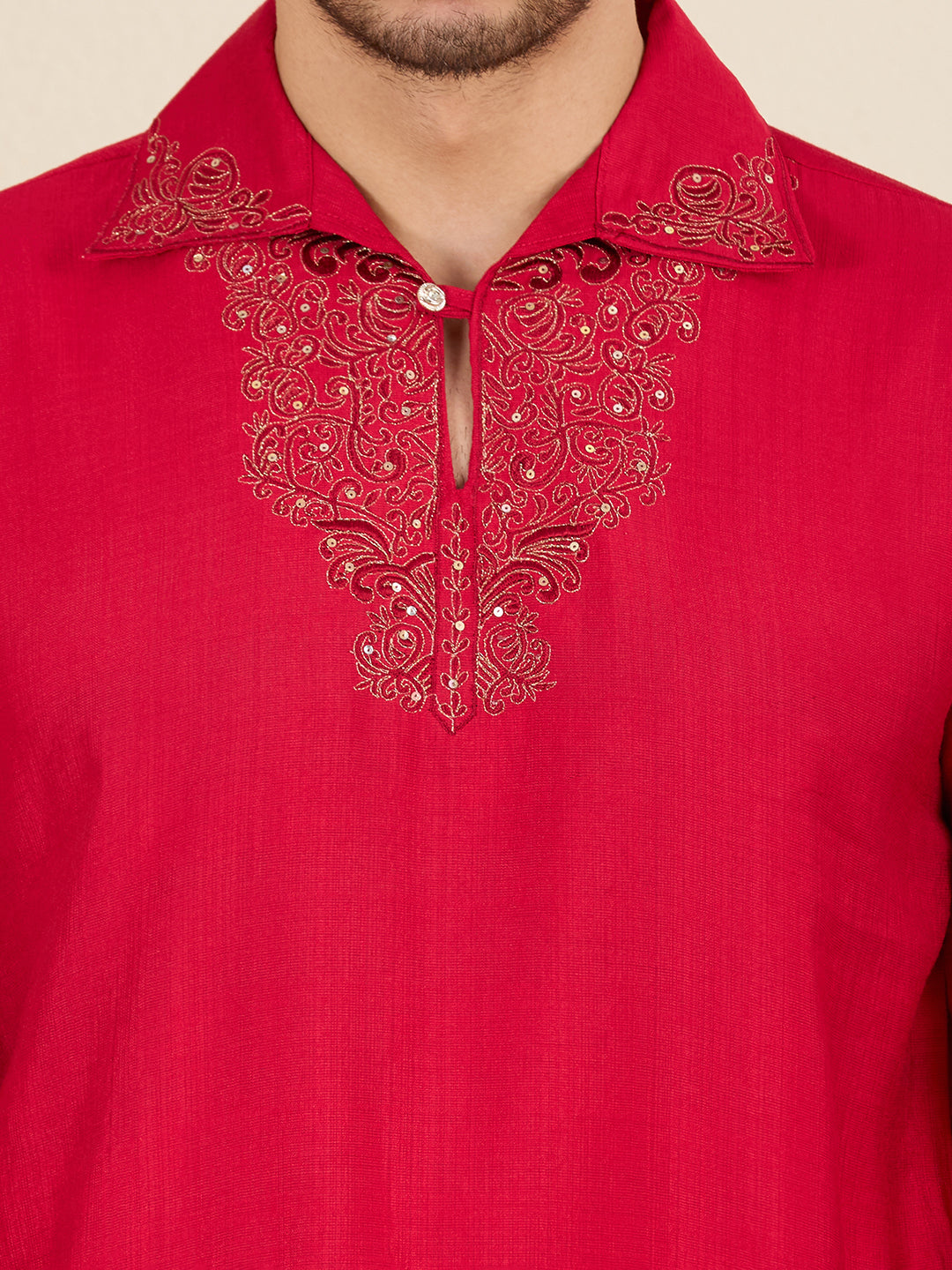 Mens Embroidered Kurta