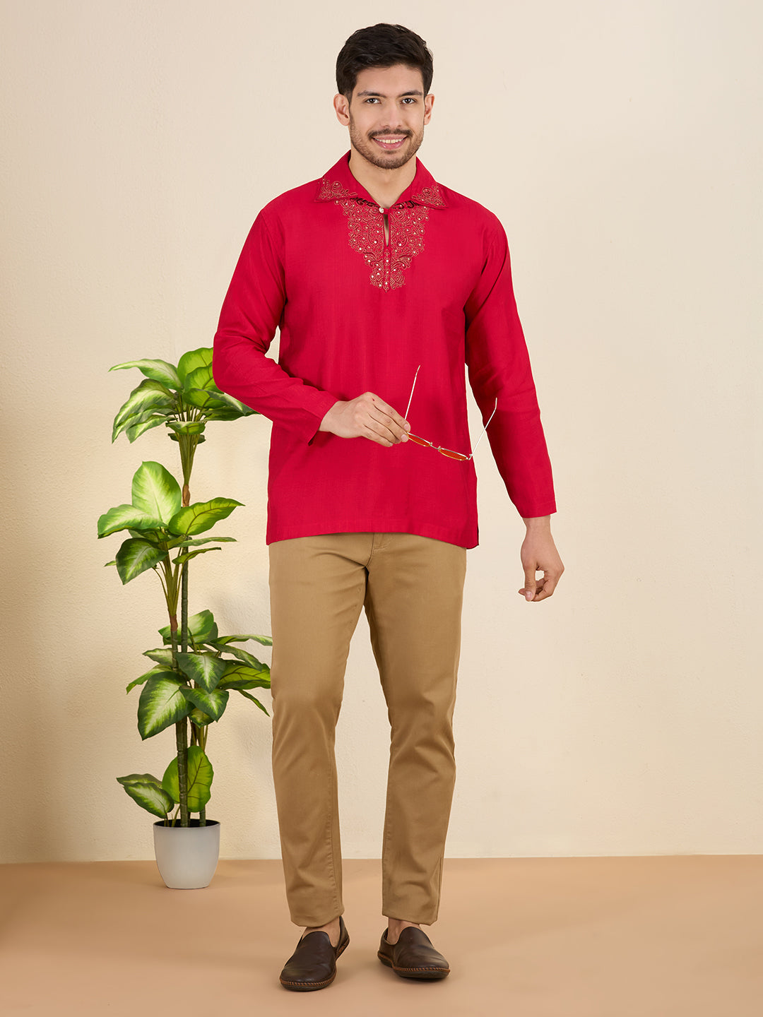 Mens Embroidered Kurta