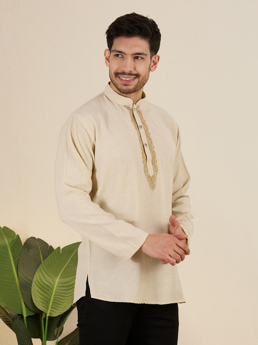 Mens Embroidered Kurta