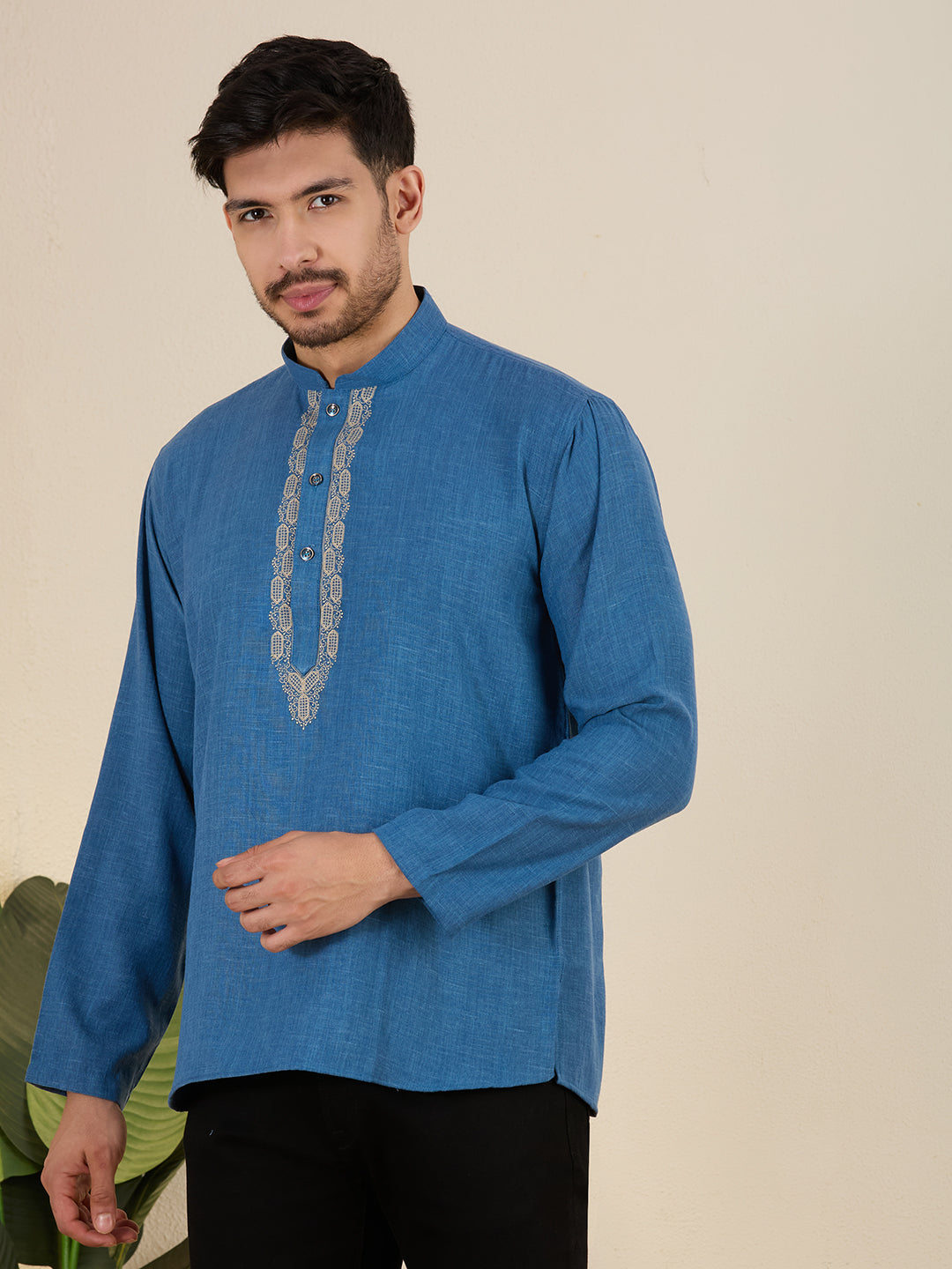 Mens Embroidered Kurta