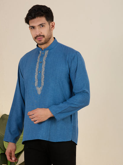 Mens Embroidered Kurta
