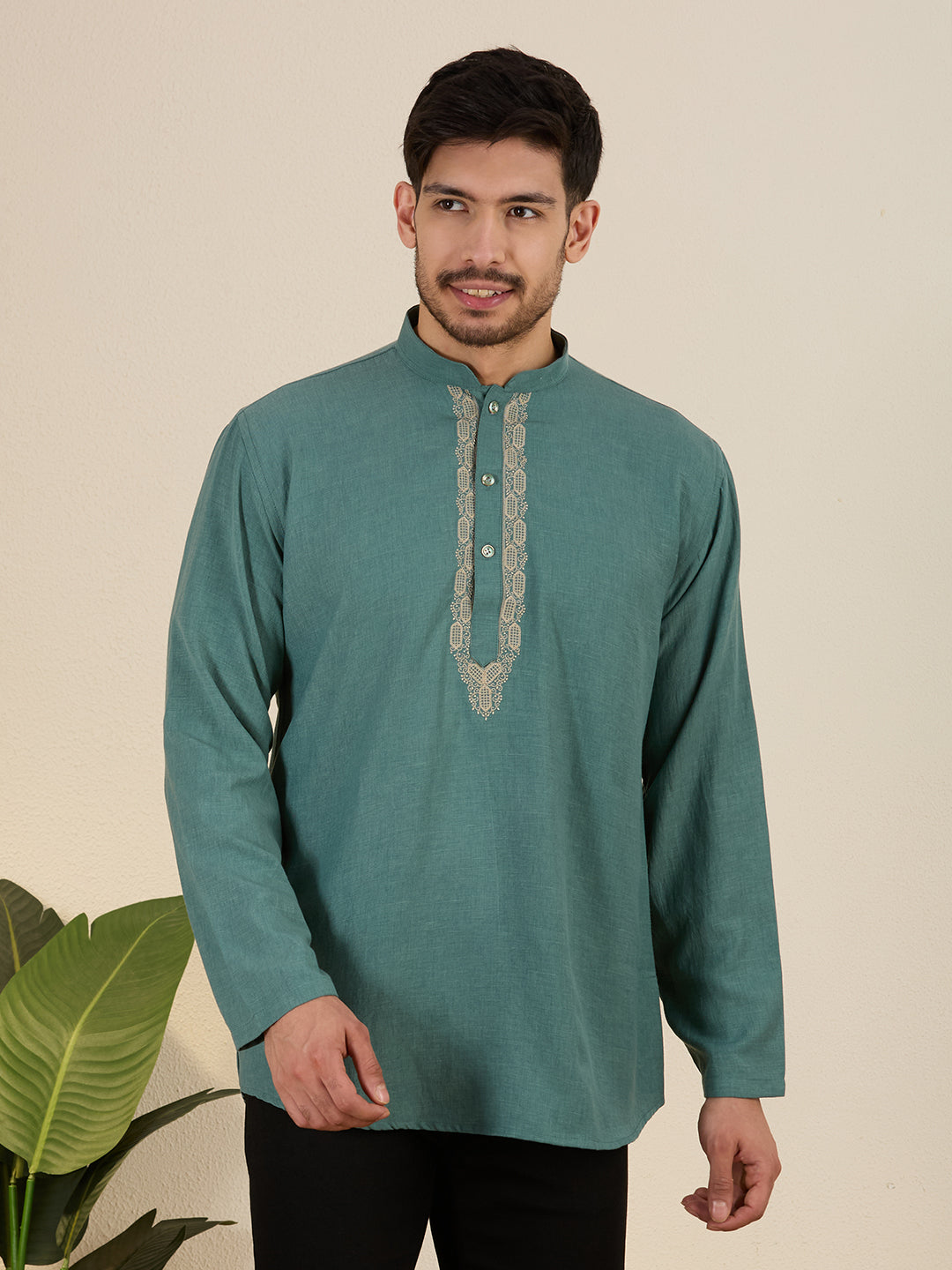 Mens Embroidered Kurta