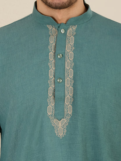 Mens Embroidered Kurta