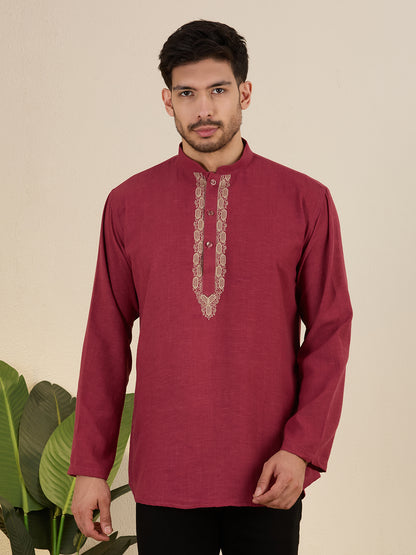Mens Embroidered Kurta