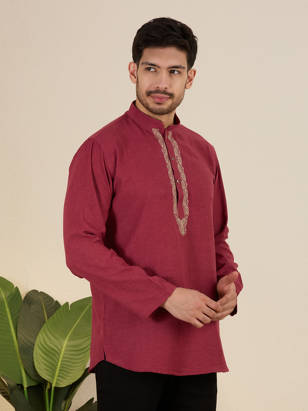 Mens Embroidered Kurta