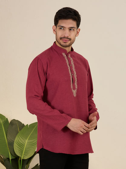 Mens Embroidered Kurta