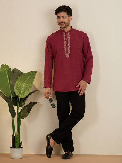 Mens Embroidered Kurta