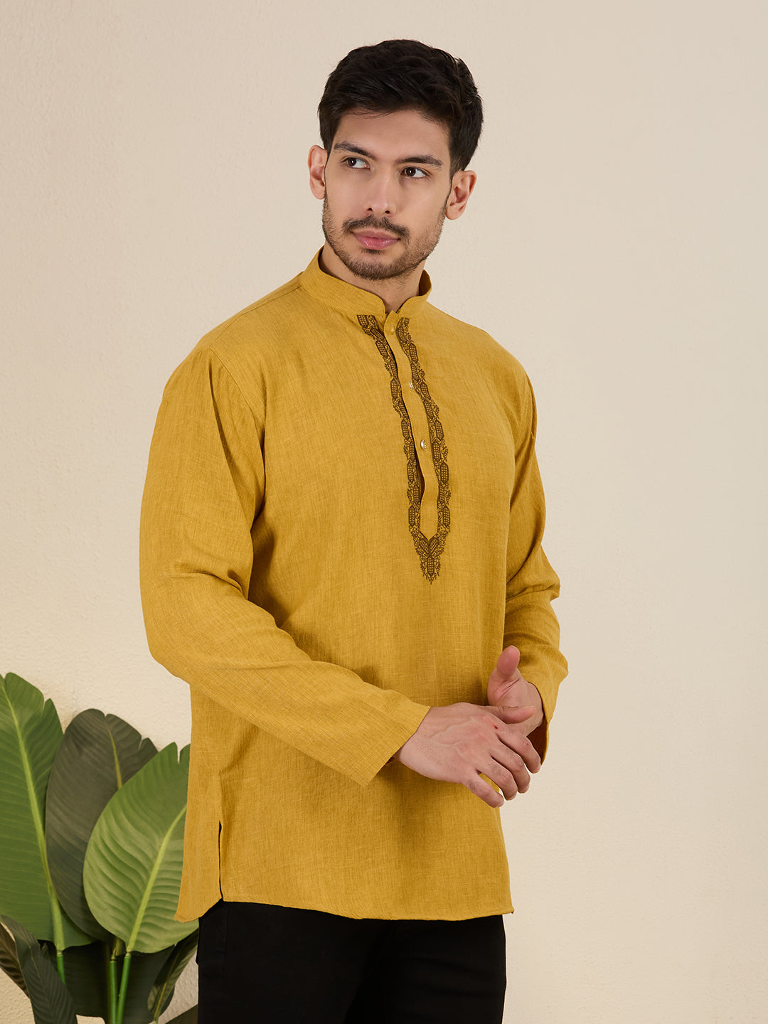 Mens Embroidered Kurta
