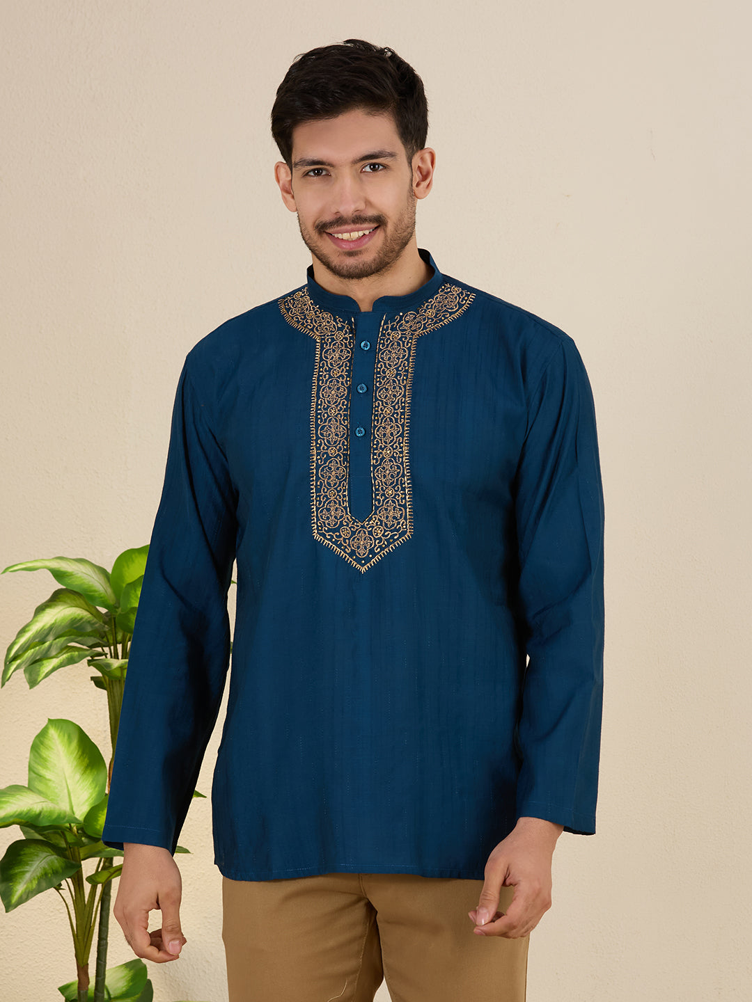 Mens Embroidered Kurta