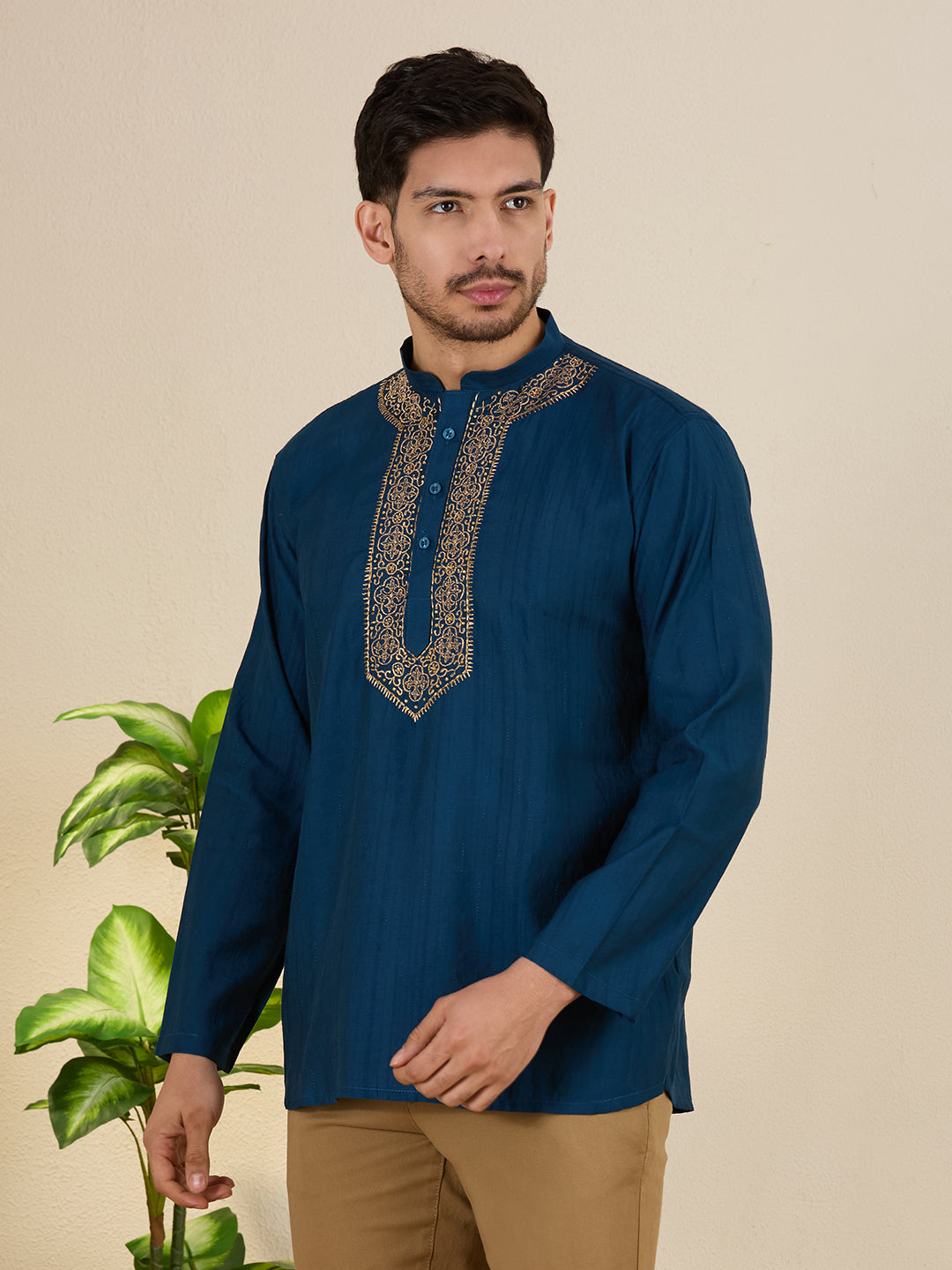 Mens Embroidered Kurta