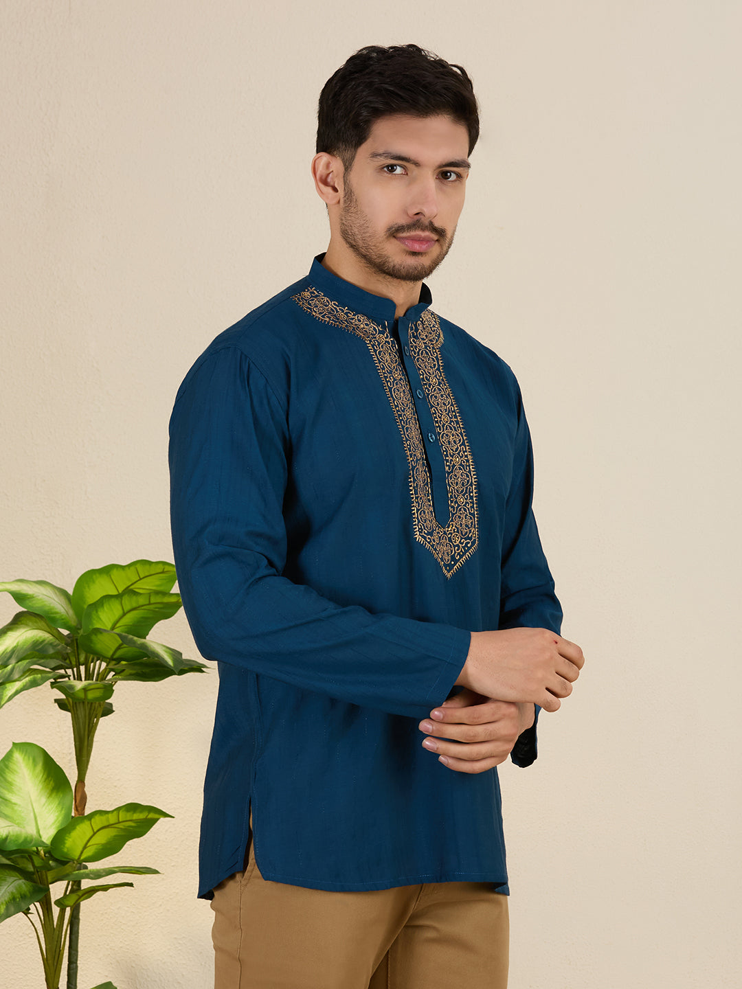 Mens Embroidered Kurta