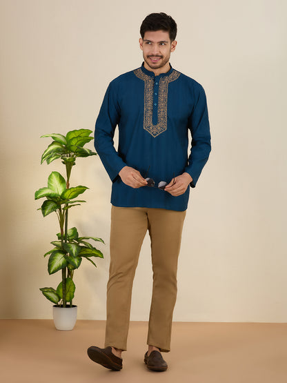 Mens Embroidered Kurta