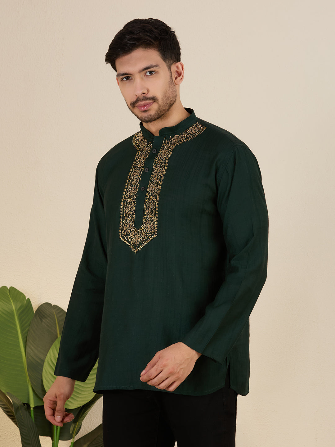 Mens Embroidered Kurta