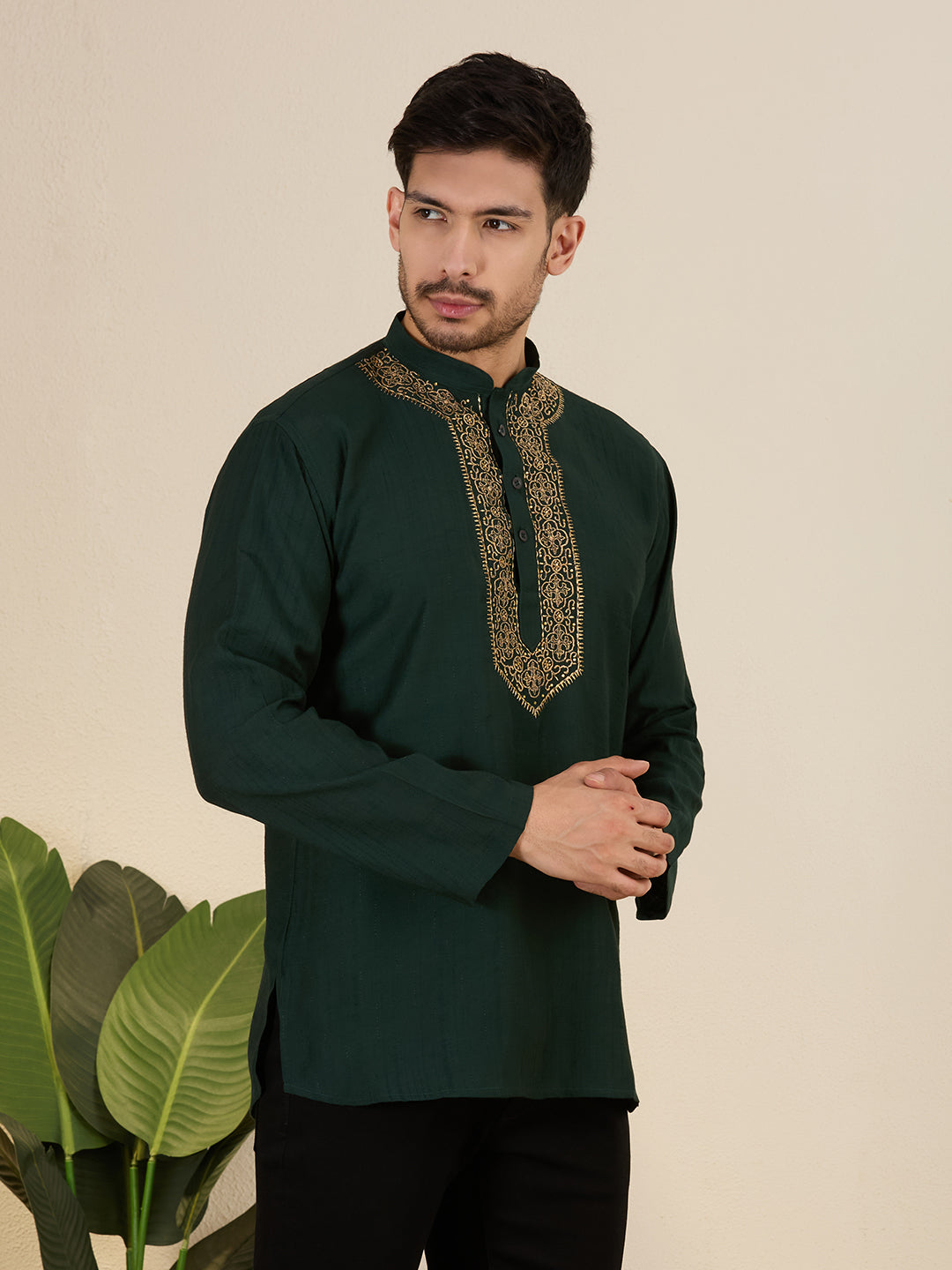 Mens Embroidered Kurta