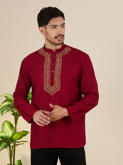Mens Embroidered Kurta