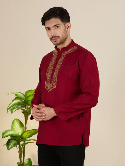 Mens Embroidered Kurta