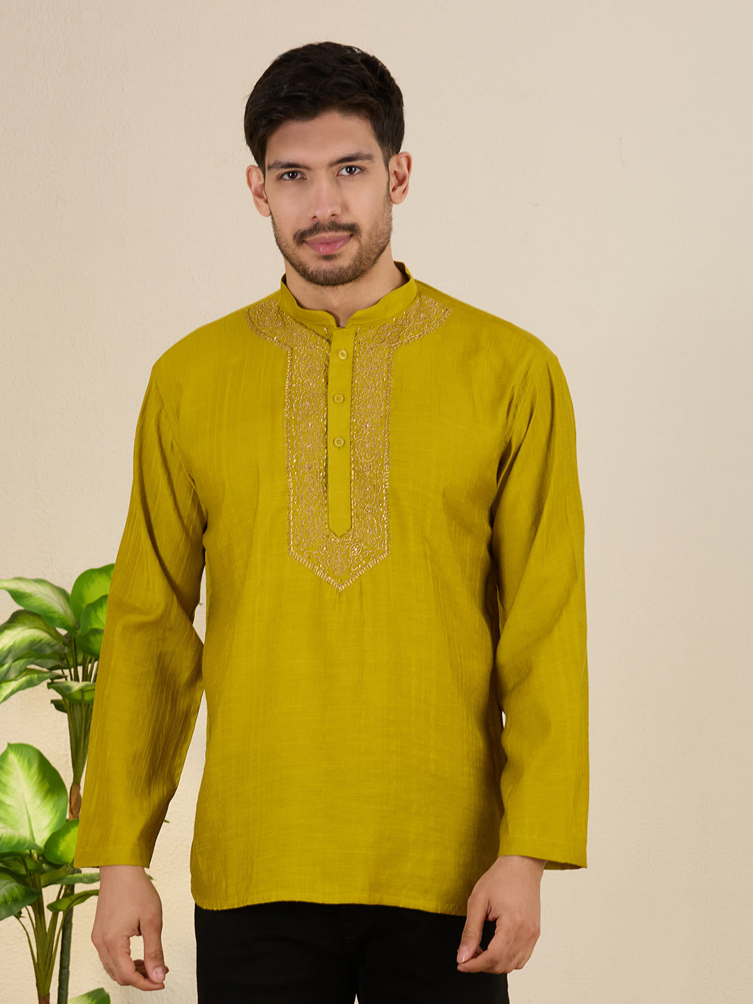 Mens Embroidered Kurta