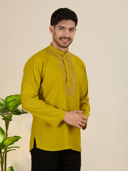 Mens Embroidered Kurta
