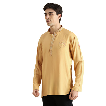 Om Silk Short Kurta