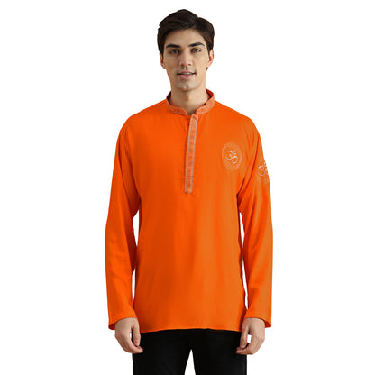 Om Silk Short Kurta